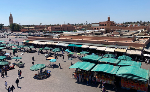 Marrakesh - Djemaa el Fna-Platz 
