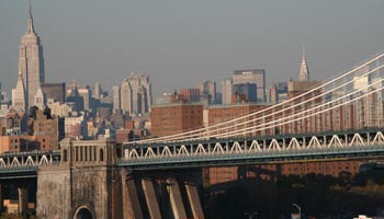 New York Skyline von Brooklyn aus gesehen