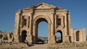 Hadrian-Tor in Jerash / Gerasa 