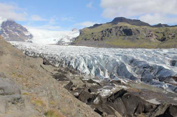Gletscherzunge Svínafellsjökull