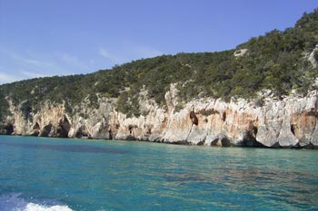 Sardinien felsige Küstenlinie