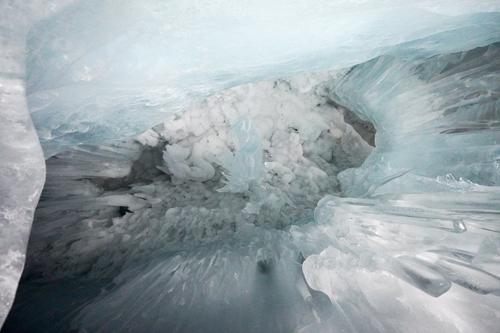 Natur Eis Palast Hintertuxer Gletscher