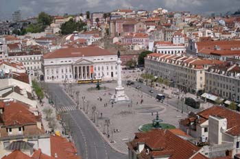 Rossio - Lissabon