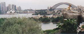 Blick auf Sydney vom Taronga Zoo