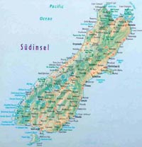 Neuseeland, Südinsel